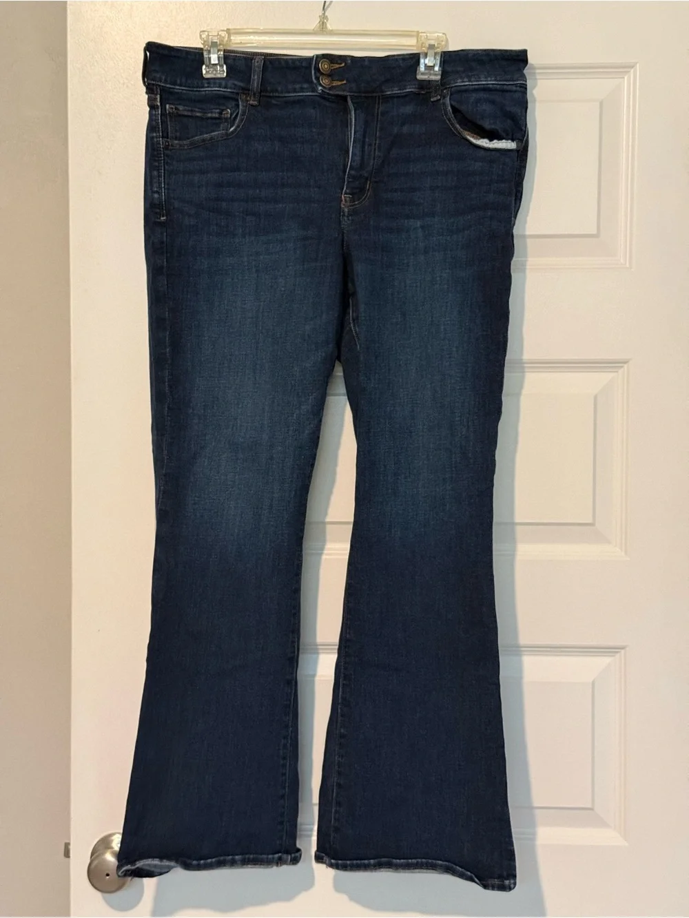 American Eagle Outfitters Dark Blue Flare Jeans